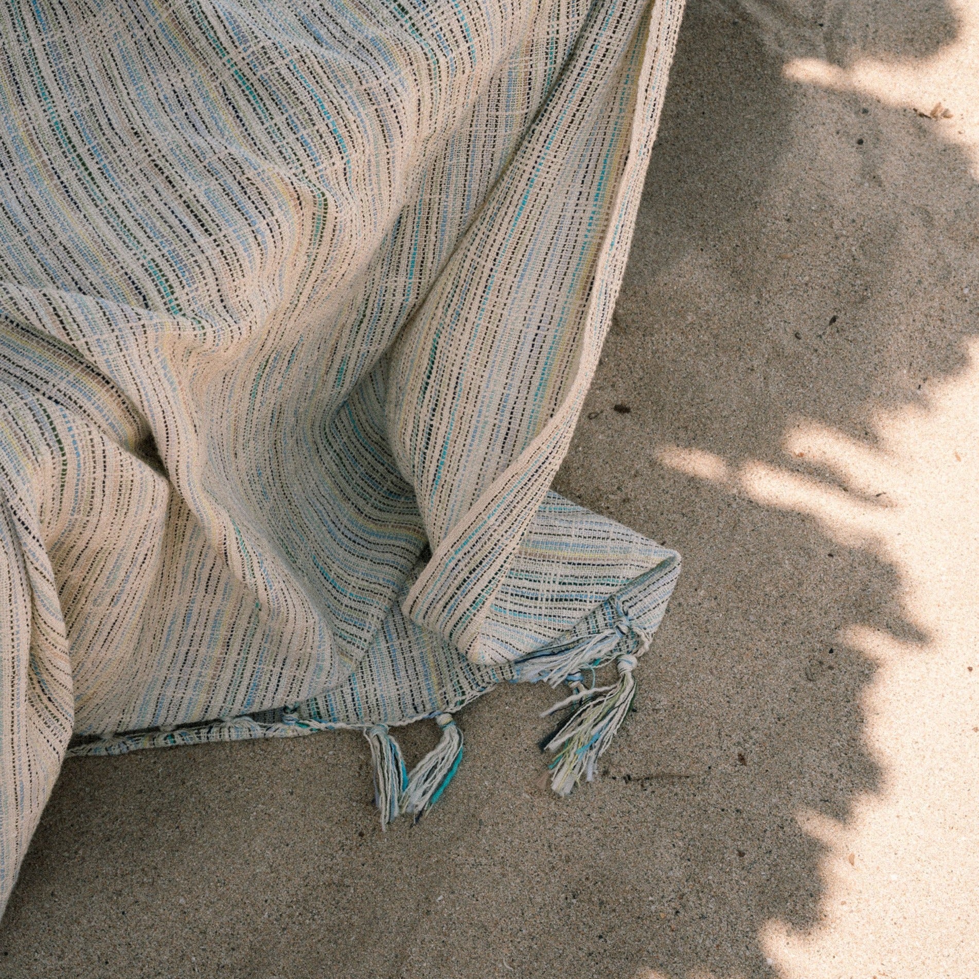 Ayda handwoven Turkish beach towel.