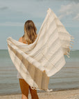 Mira handwoven Turkish towel.