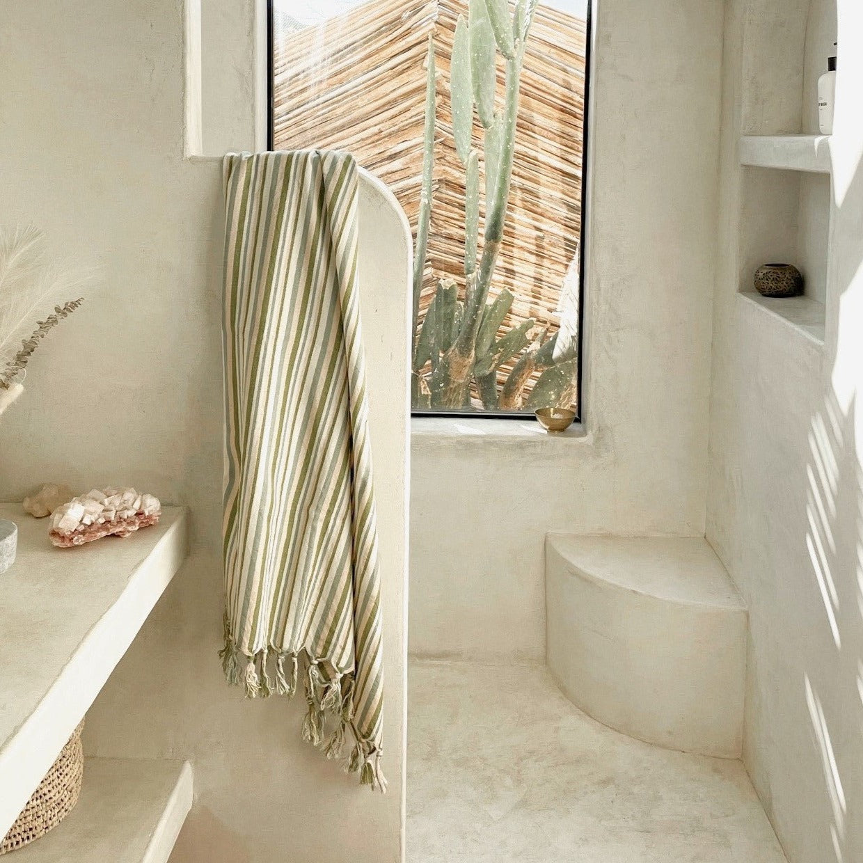 Olivia handwoven Turkish towel.