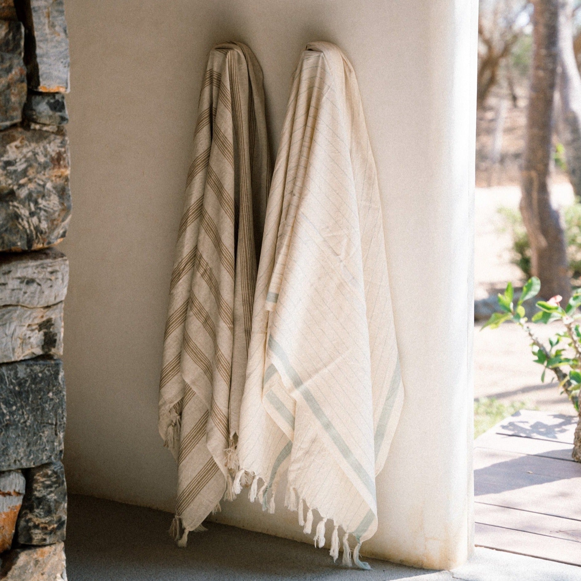 Premium cotton Turkish towels.