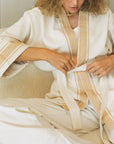 Savannah kimono jacket with belt.