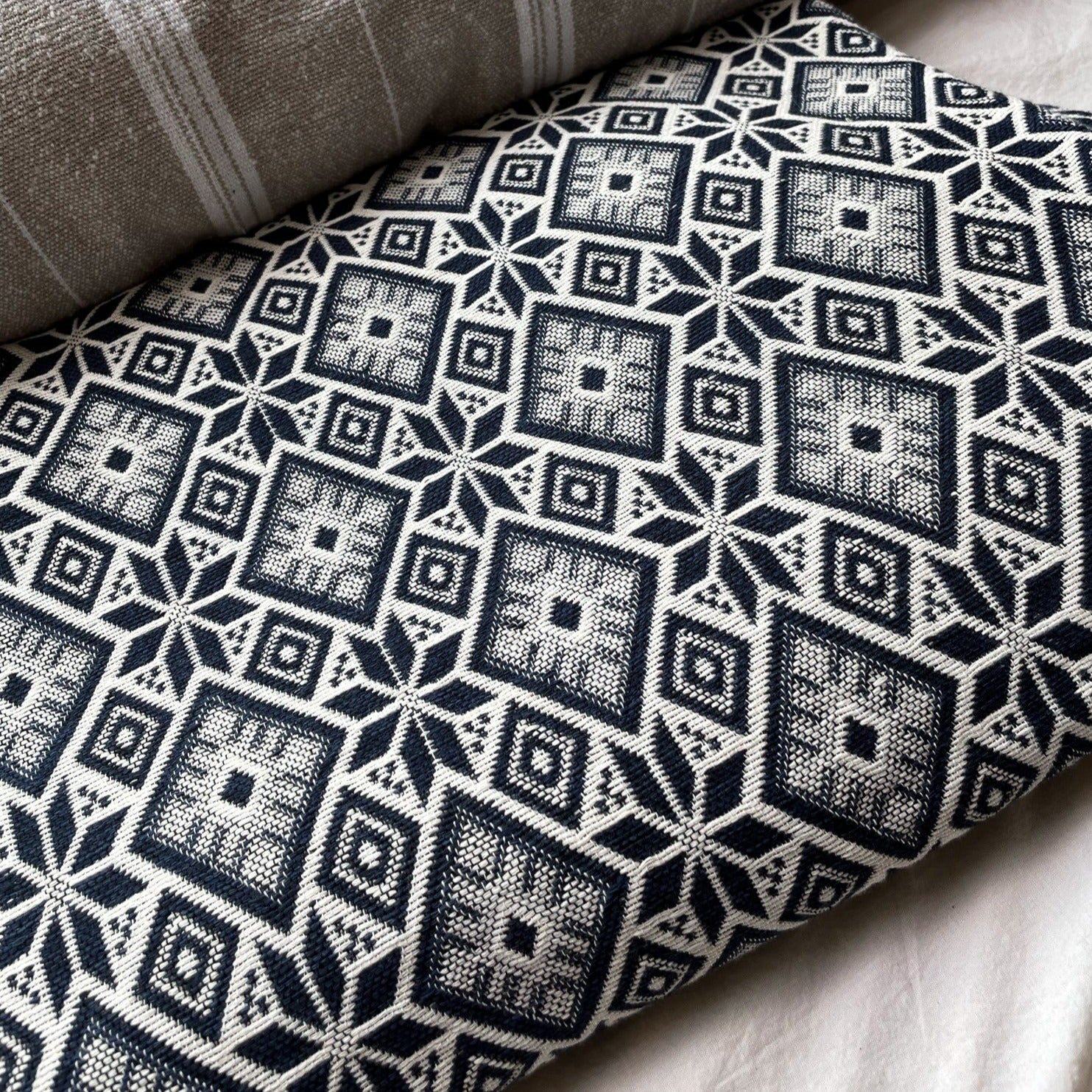 Handwoven cotton blanket