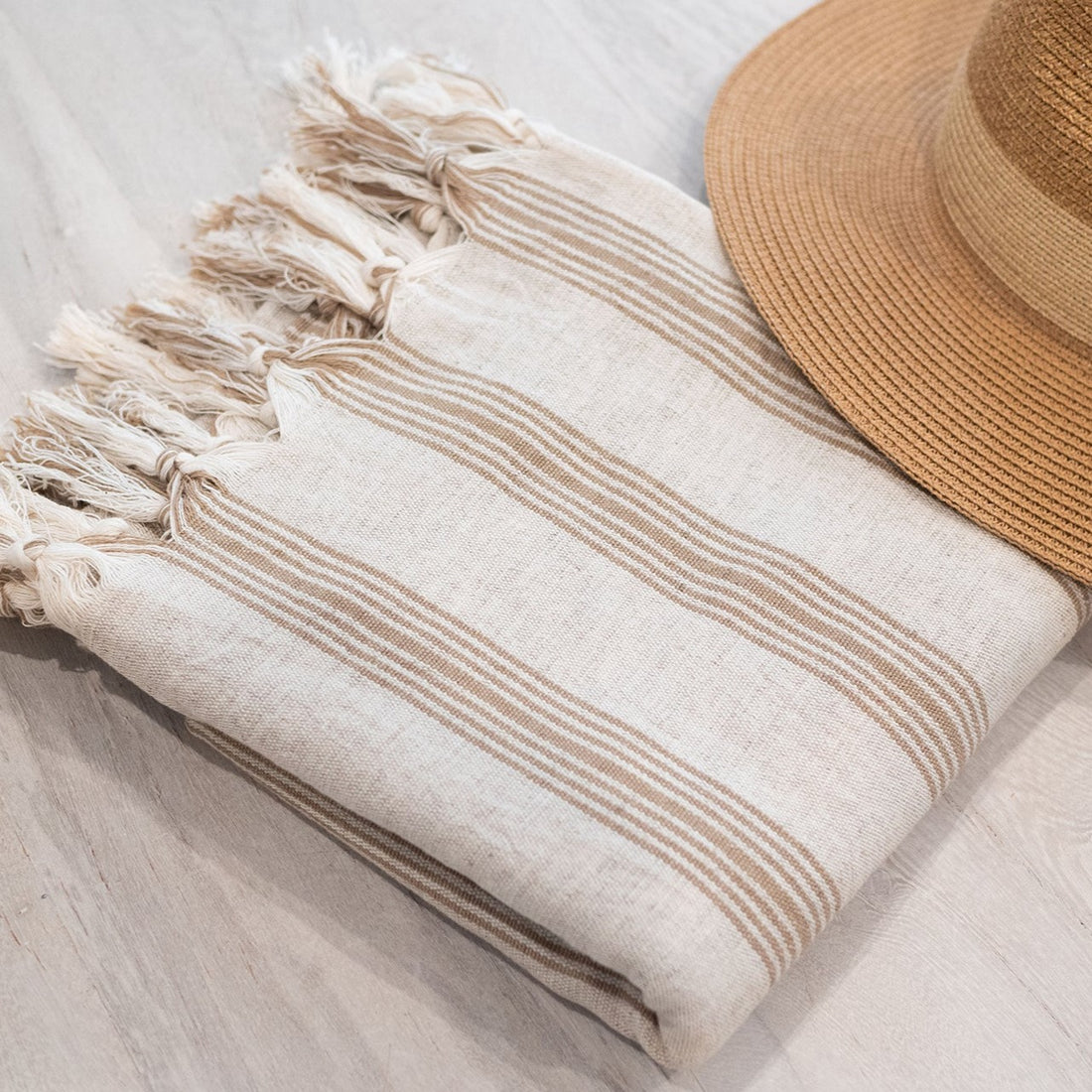 Sade Handwoven Towel – Sage & Tassel